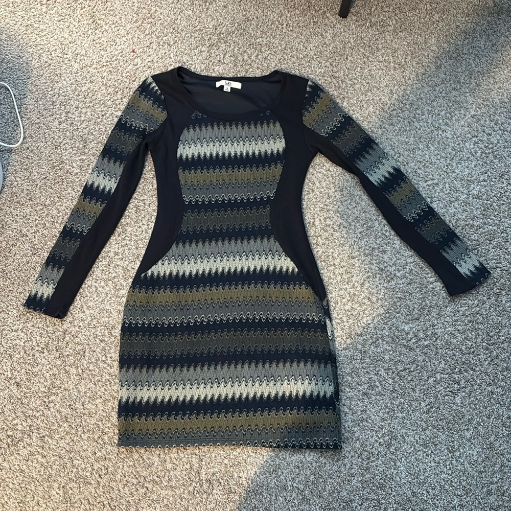 Ya Los Angeles Long Sleeve Sweater Dress